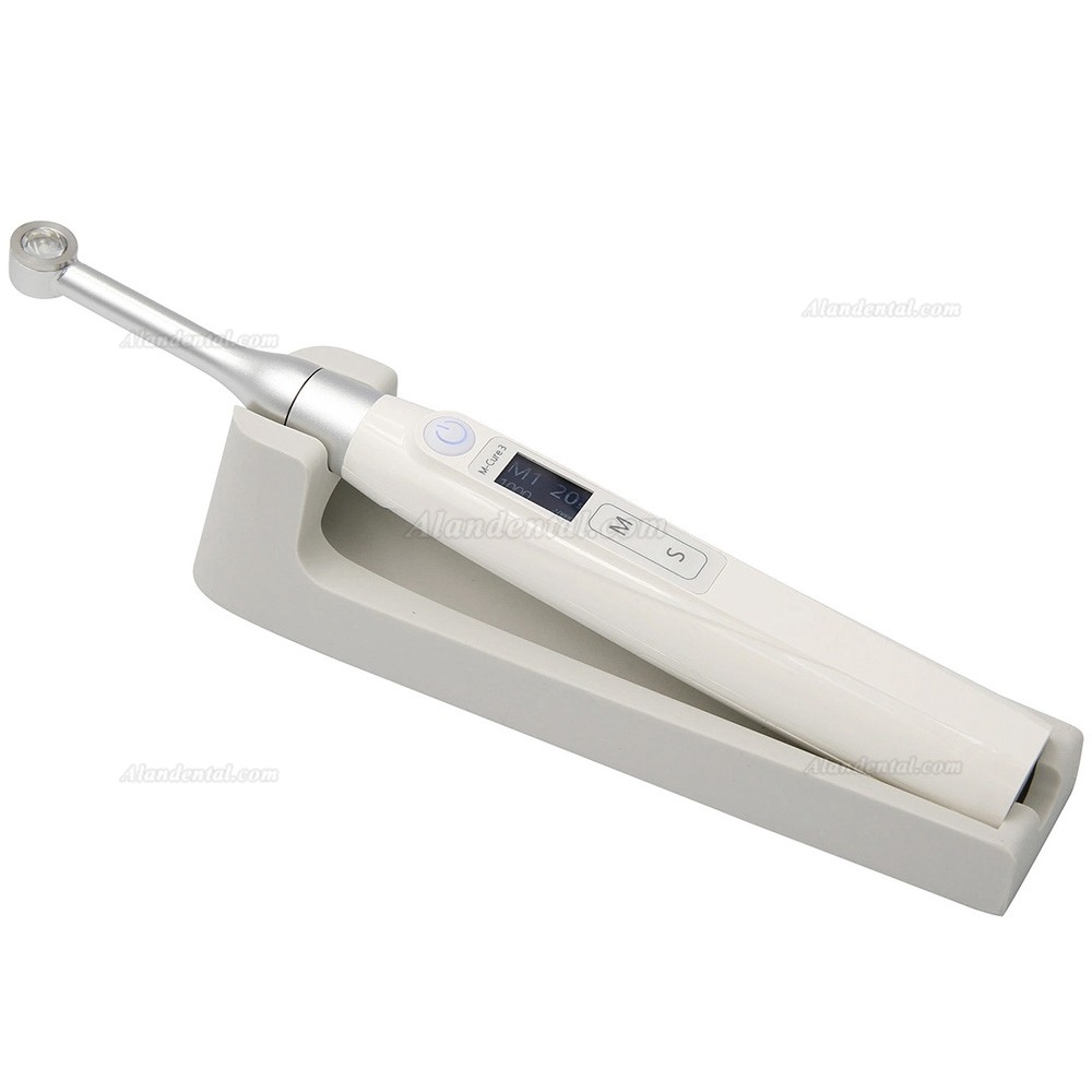 RebornEndo M-Cure 3 Dental Curing Light LED with Charge Base Blue Purple Dual LED